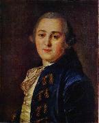 Fyodor Rokotov Portrait de Nikita A. Demidoff oil painting reproduction